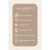 Valery Home Oval Comfort Puffy Ponpon Saçaklı Peluş Halı Beyaz Renk
