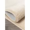 Comfort Puffy Tasarım Ponpon Saçaklı Peluş Düz Yolluk Bej Renk