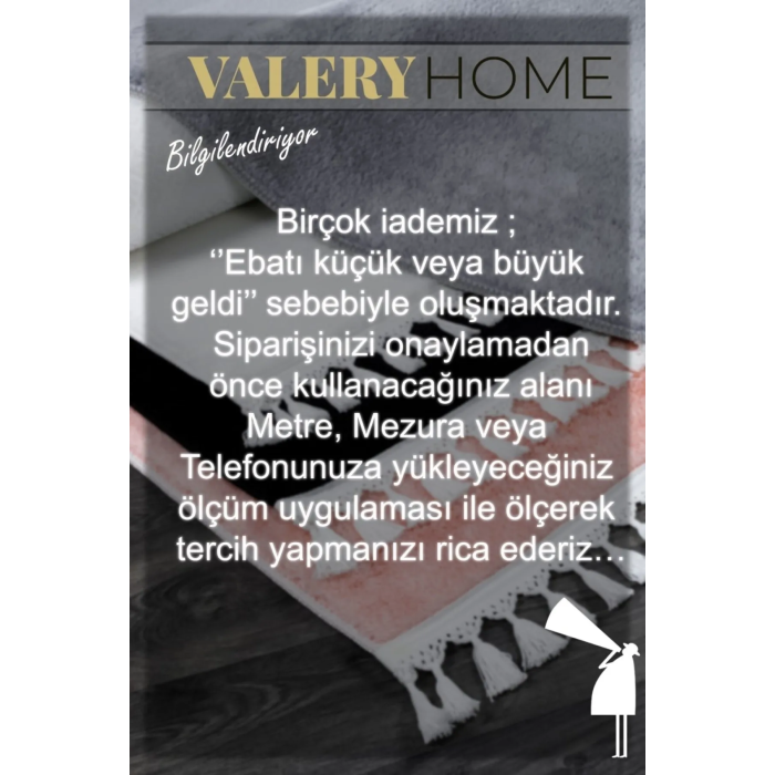 Valery Home Yuvarlak Comfort Puffy Düz Saçaklı Peluş Beyaz