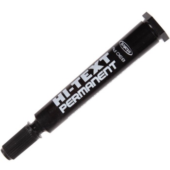 HI-TEXT PERMANENT MARKER YUVARLAK UÇ SİYAH 830 PB