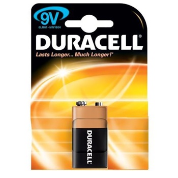 DURACELL PİL 9 VOLT TEKLİ