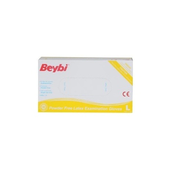 BEYBİ LATEX PUDRASIZ ELDİVEN 100LÜ L BEDEN