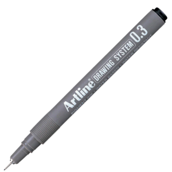 ARTLINE ÇİZİM KALEMİ DRAWING SYSTEM 233 SİYAH