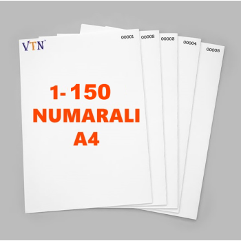 1den 150ye Numaralı A4 Kağıt - Copier bond 80 gr