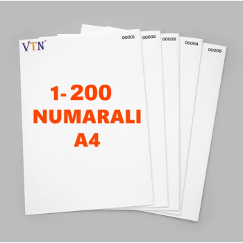 1den 200e Numaralı A4 Kağıt - Copier bond 80 gr