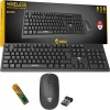 EVEREST KM-2510 SİYAH KABLOSUZ Q KLAVYE/MOUSE SET