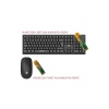 EVEREST KM-2510 SİYAH KABLOSUZ Q KLAVYE/MOUSE SET