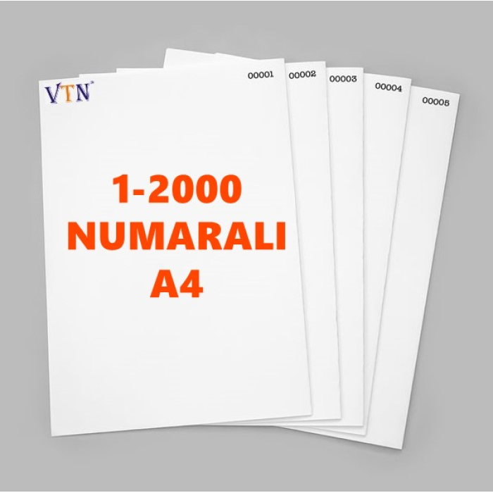 1den 2000e Numaralı A4 Kağıt - Copier bond 80 gr