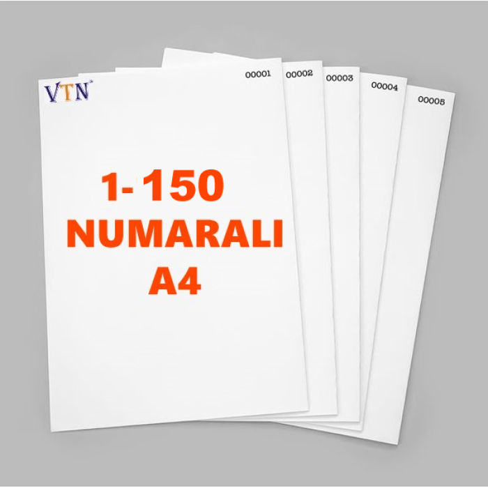 1den 150ye Numaralı A4 Kağıt - Copier bond 80 gr