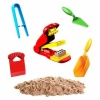 Art Craft Kinetik Kum Ev Oyun Kumu Seti 750 Gr. Naturel Kurumayan Oyun Kumu Seti Art Sand Hause Play Sand Set