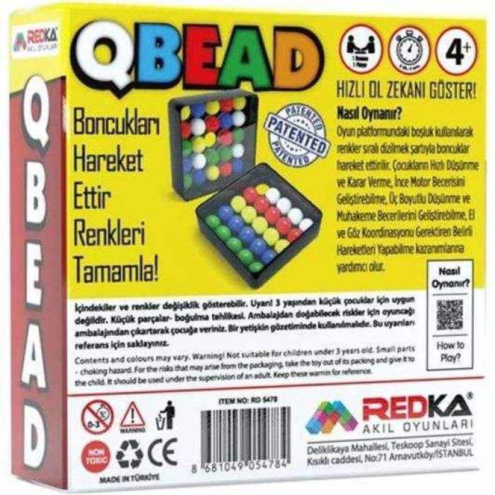 Redka QBEAD Oyunu Q Bead Boncuklar Akıl Oyunları