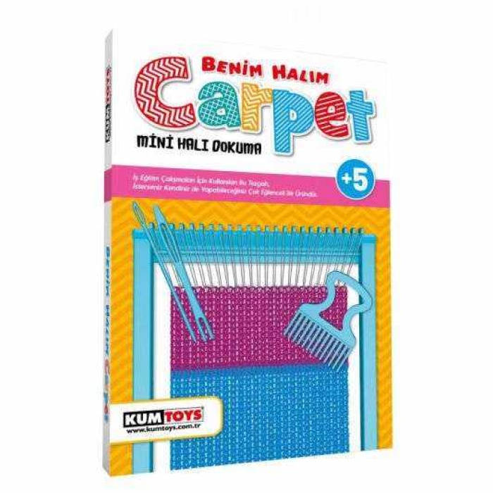 Kumtoys Benim Halım Carpet Mini Halı Kilim Dokuma Tezgahı Kutulu