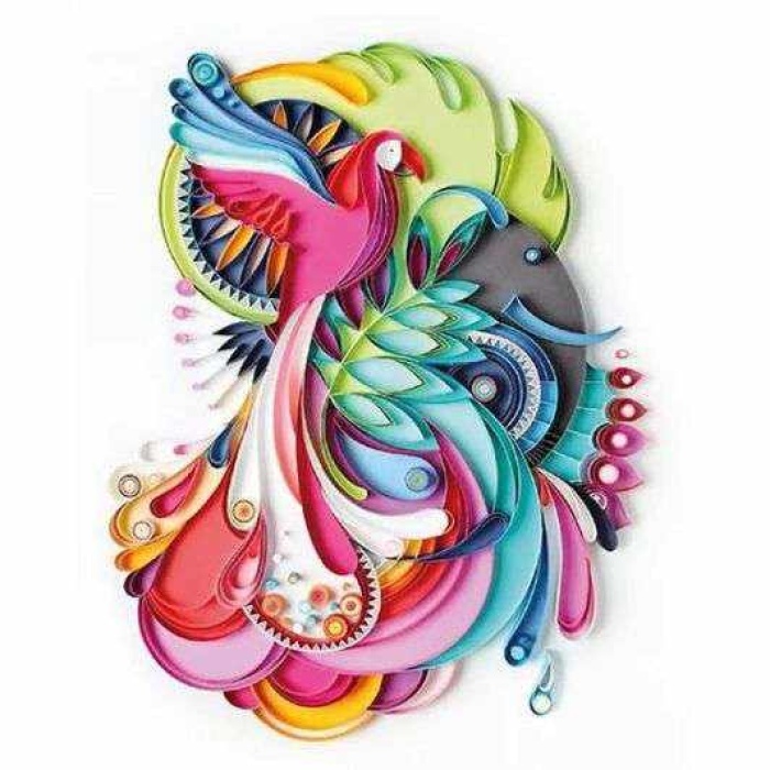 Kumtoys Quilling 10mm Kağıt Kıvırma Sanatı 10mm Kağıt Telkari 15 Farklı Renk Kağıt Bükücü