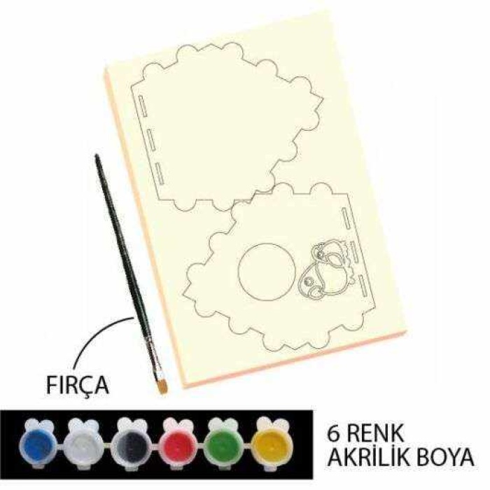 Kumtoys Kuş Evi Ahşap Kuş Evi Maketi Boyanabilir Ahşap Kuş Evi Maket Boyama