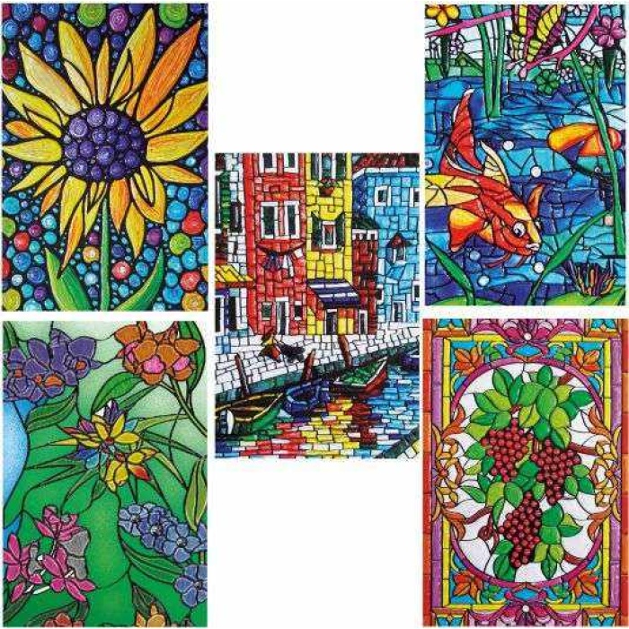 Kumtoys Jel Mozaik Kabartma Sanatı 30x40cm Moziyik Mosaic Kabartma