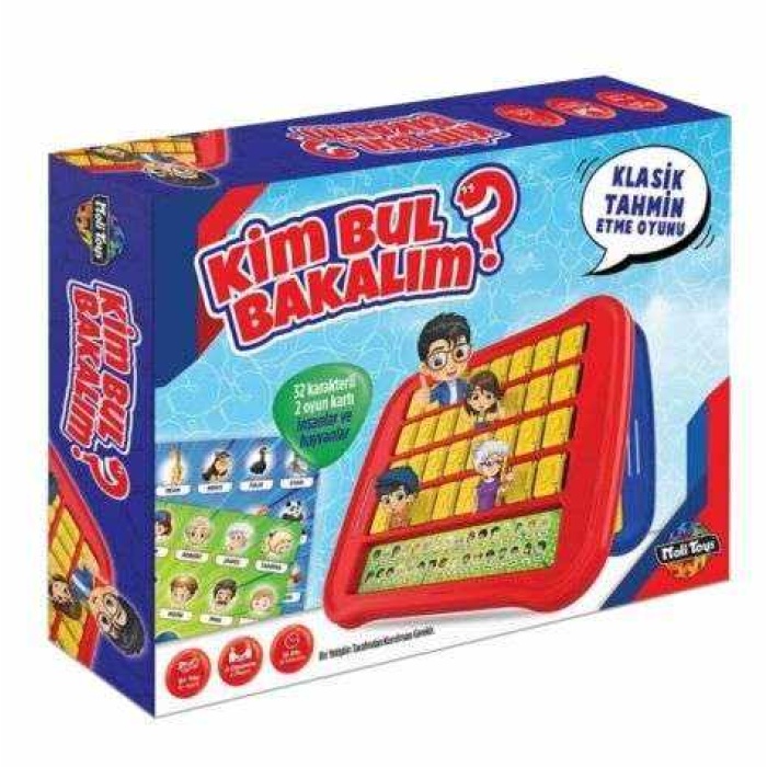 Moli Toys Kim Bul Bakalım Oyunu Eğitici Akıl ve Zekâ Oyunu Bil Bakalım Who is it Game