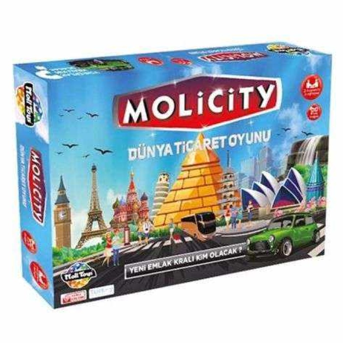 Moli Toys Molicity Emlak Ticareti Oyunu Molipoly Oyunu Dünya Ticareti Oyunu Moli City