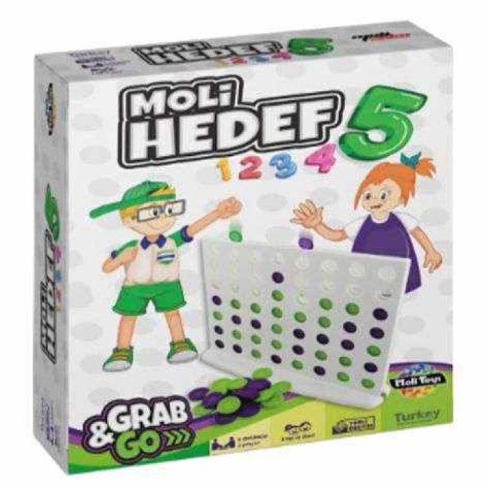 Moli Toys Hedef 5 Oyunu Moli Hedef5 Akıl Mantık Zeka ve Strateji Oyunu