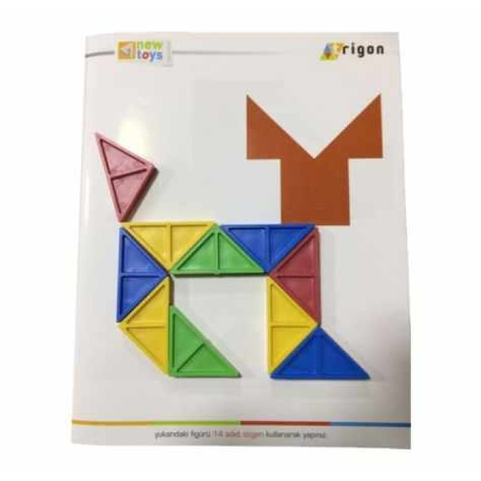 New Toys Trigon Oyunu Modern Üçgen Tangram Trigon Geometrik Zeka Oyunu