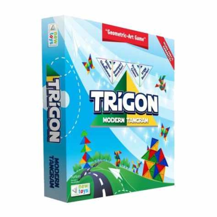 New Toys Trigon Oyunu Modern Üçgen Tangram Trigon Geometrik Zeka Oyunu