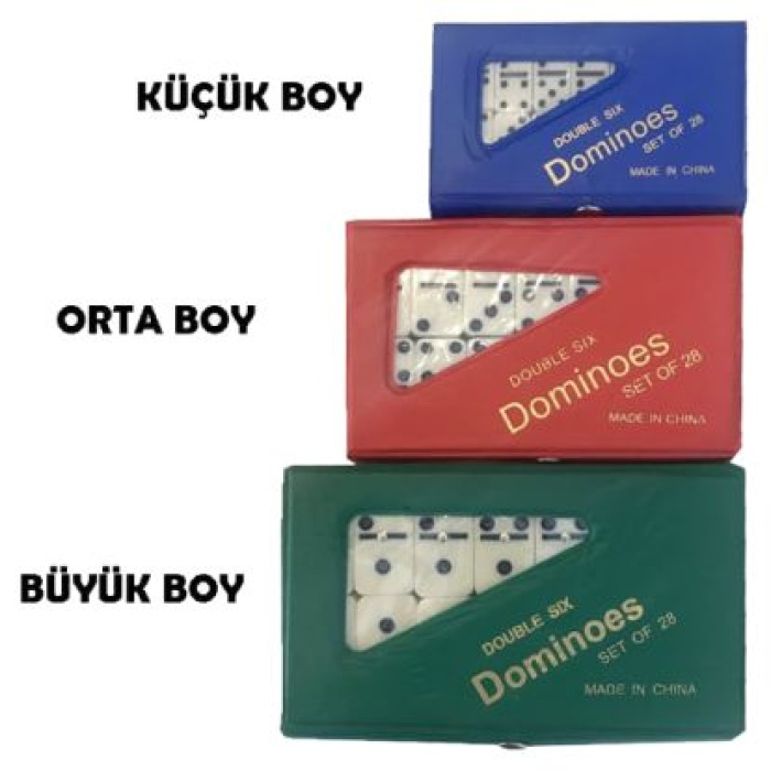 Star Melamin Domino Taşı Çantalı Domino Seti Küçük Boy