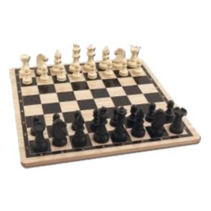 Star Chess Ahşap Satranç Takımı Şah Boyu 65mm