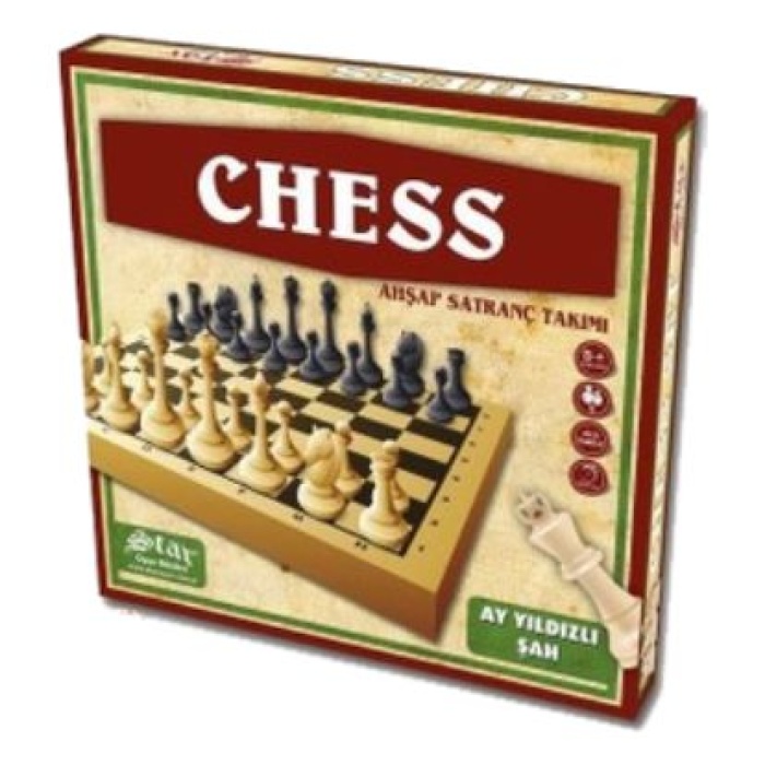 Star Chess Ahşap Satranç Takımı Şah Boyu 65mm