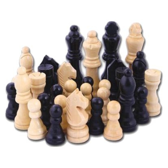 Star Chess Set Ahşap Satranç Takımı Şah Boyu 90mm Büyük Boy