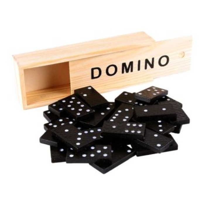 Star Ahşap Domino Kutulu Orta Boy