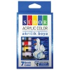 SÜDOR AKRİLİK BOYA TÜP 7 RENK 9 ML