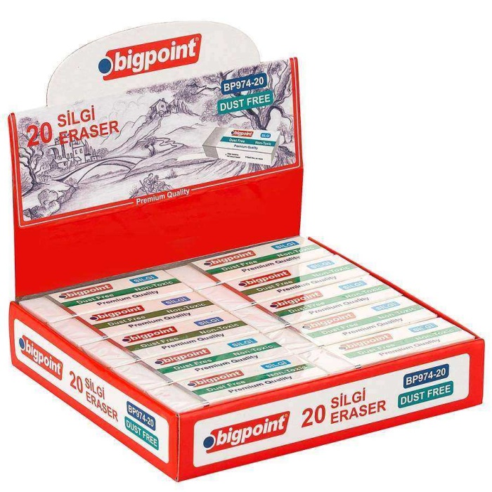 Bigpoint Dust-Free Silgi Beyaz - Büyük Boy