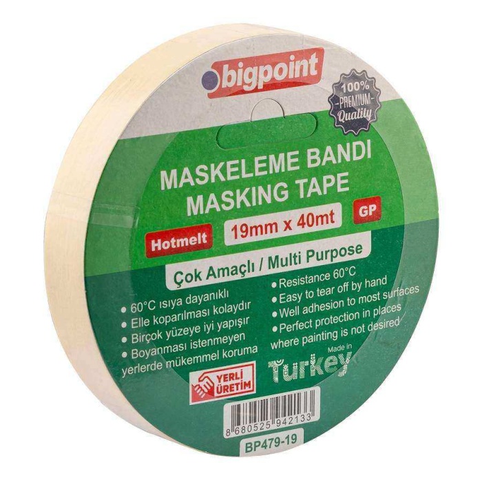 Bigpoint Maskeleme Bandı 18mm x 40m