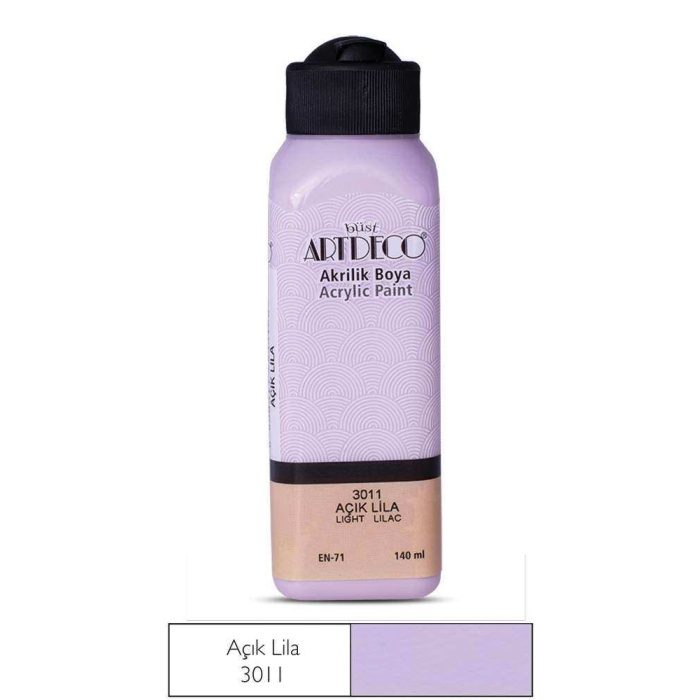 ARTDECO AKRİLİK 140ML AÇIK LİLA