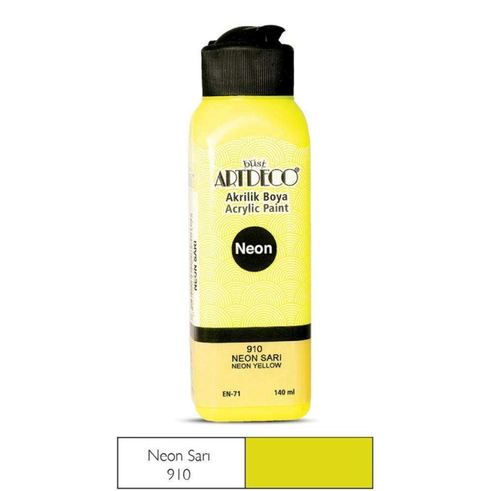 ARTDECO AKRİLİK 140ML NEON SARI