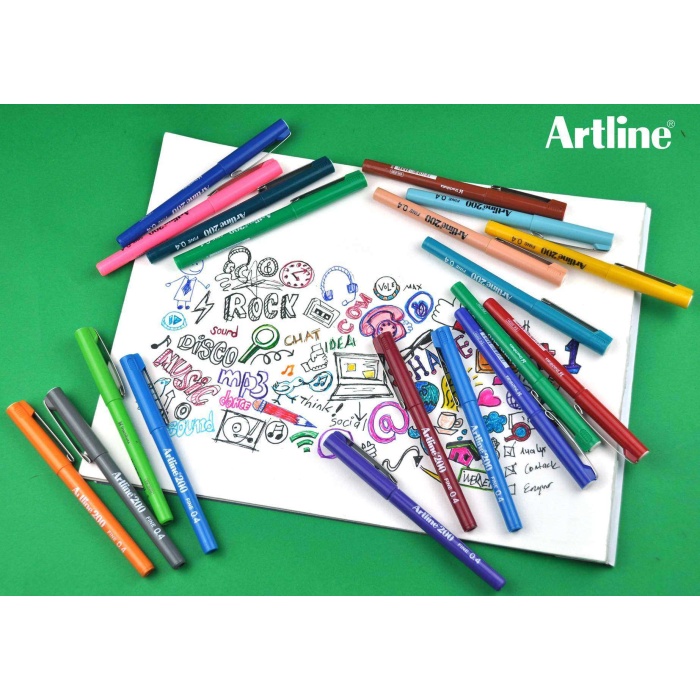 ARTLINE 200 FINE KALEM 0.4 BROWN