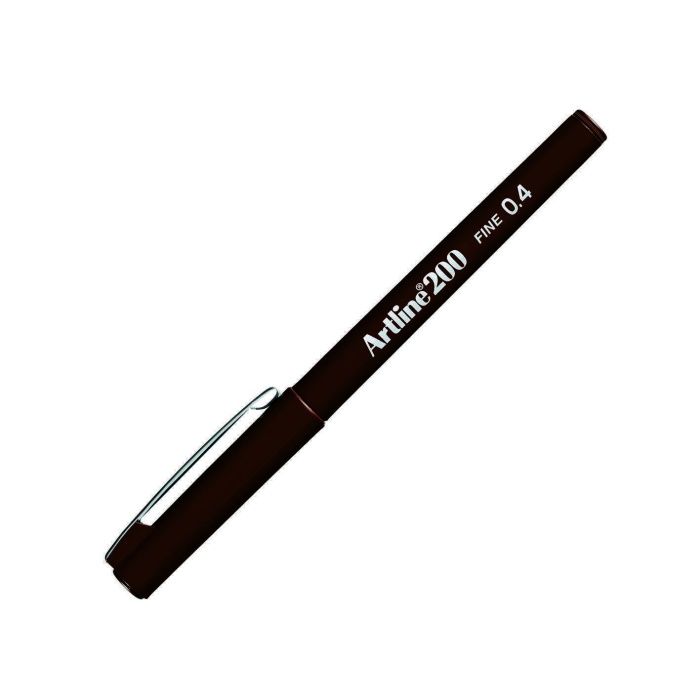 ARTLINE 200 FINE KALEM 0.4 DARK BROWN