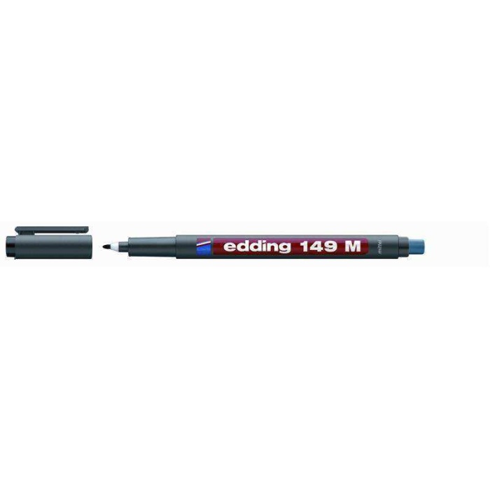 EDDING (E-149) ASETAT KALEMİ -SİLGİLİ KIRMIZI