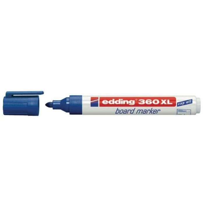 EDDING (E-360XL) BEYAZ TAHTA KALEMİ CAPOFF MAVİ