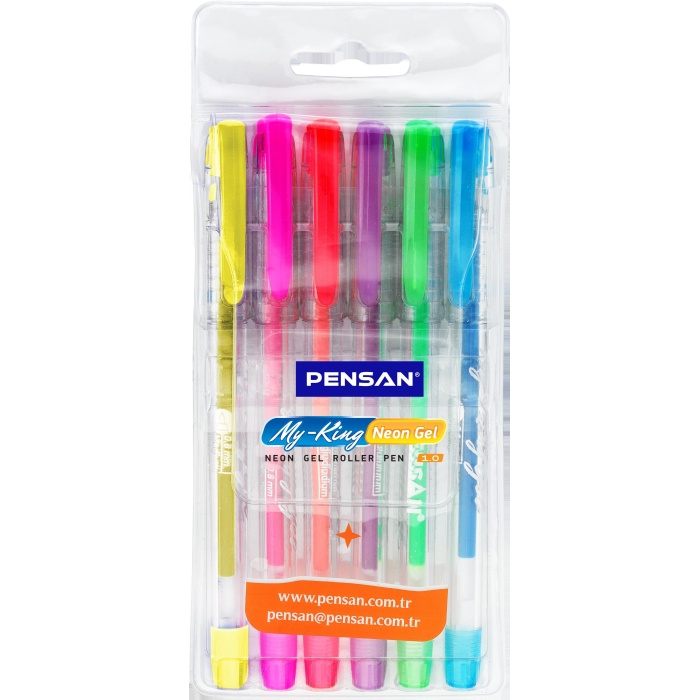 PENSAN NEON GEL 6 LI