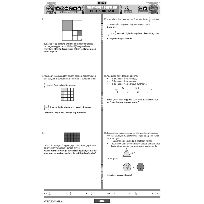 Siyah Beyaz Laptü 80 Günde TYT Matematik Tüm Kitap Spiralli