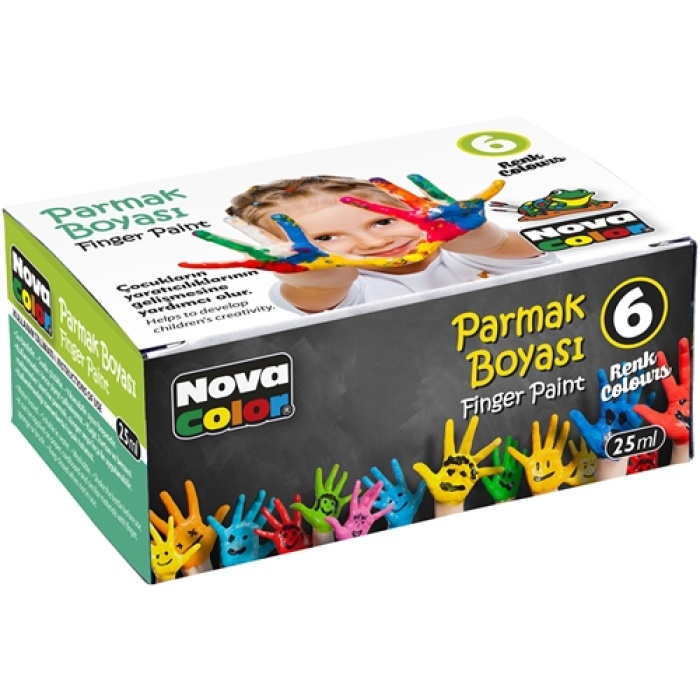 NOVA COLOR PARMAK BOYASI 6LI