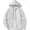 Erkek Uzun Kol Kapşonlu Basic Sweatshirt Hoodie - Gri