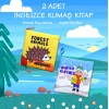 2 Kitap  Ingilizce Orman Hayvanları Ve Kışlık Giysiler Kumaş Sessiz Kitap