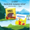 2 Kitap  Ingilizce Orman Hayvanları Ve Rakamlar Kumaş Sessiz Kitap