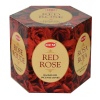 Geri Akış Şelale Kırmızı Gül Kokulu 40 Konik Tütsü - Red Rose Backflow Incense Cones