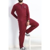 Erkek Pijama Takımı Bordo