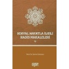 Sosyal Hayatla İlgili Hadis Makaleleri 1