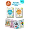 Küçük Dahiler Dikkat Geliştirme Seti - 5+ Yaş-2 Kitap Takım