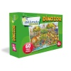 60 Parça Puzzle Dinozor