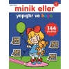 Minik Eller Yapıştır Ve Boya - Mavi Kitap